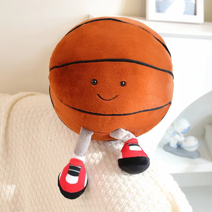 Peluche Ballon Basketball/Soccer