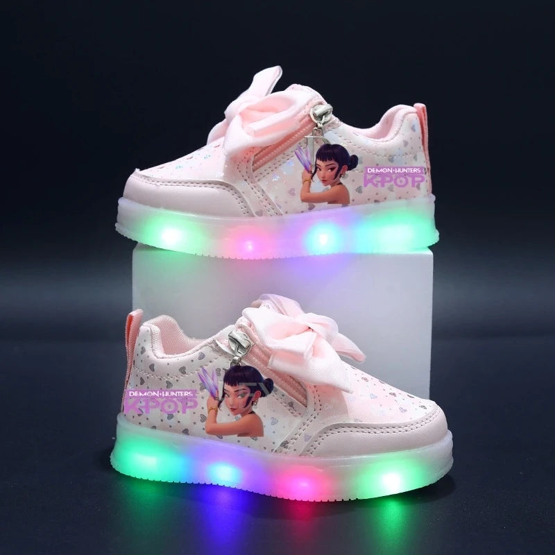 Chaussures LED lumineuses pour enfant – Style pop animé