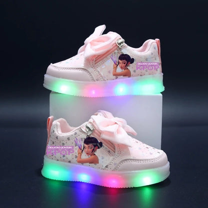 Chaussures LED lumineuses pour enfant – Style pop animé