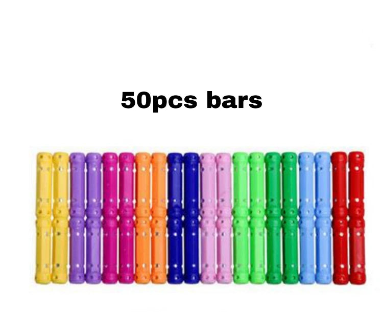 jeu construction magnetique batons billes educatif enfant