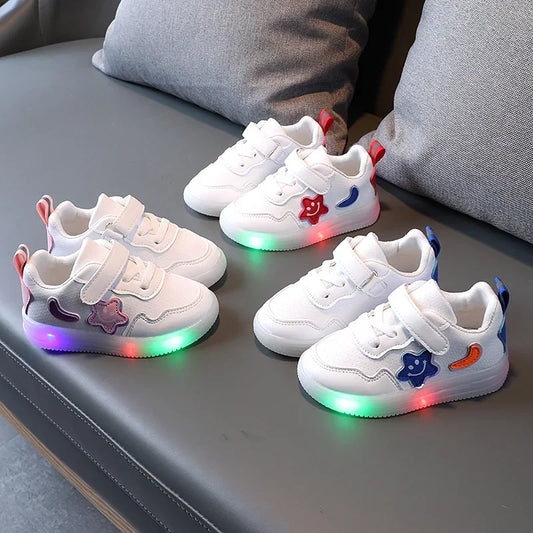 Glowing Sneakers Stars LED