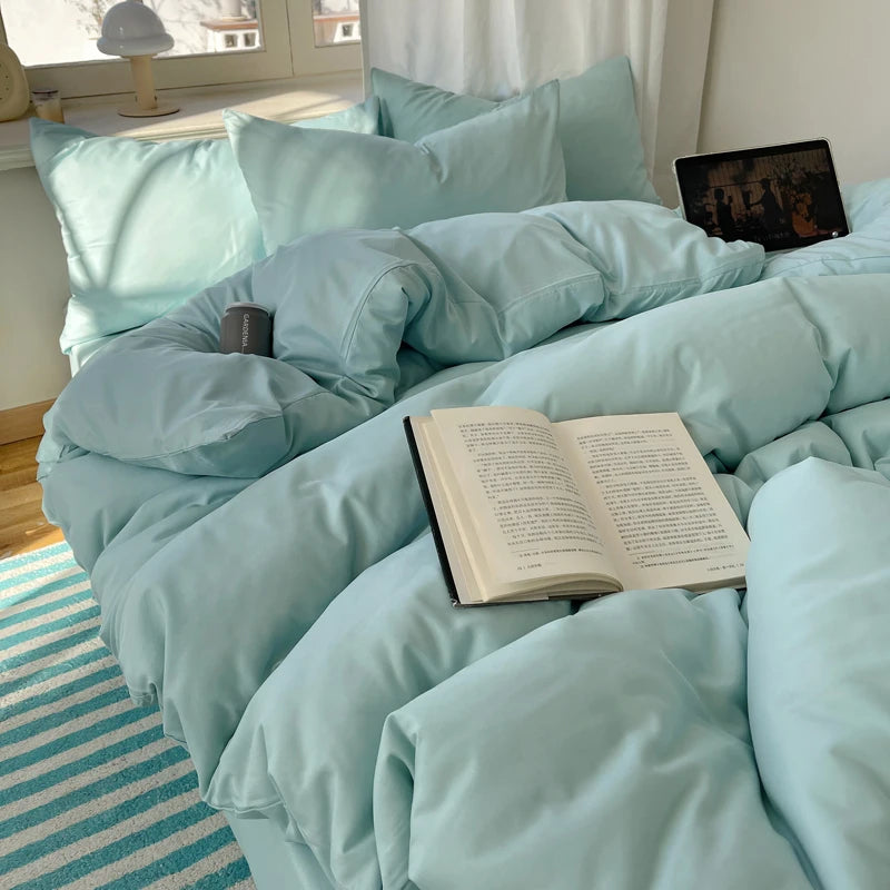 Ensemble de literie Colorful 100% Set 4pcs