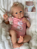 Pequeña Niña Reborn Liette 45cm Completa Silicona