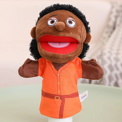 Marionnette à Main en Peluche – Poupée Interactive pour Histoires et Jeux Éducatifs