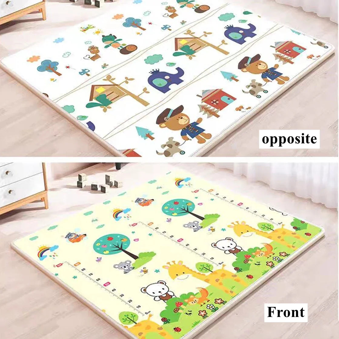 Tapis de Jeu Bébé Pliable – Tapis d’Éveil Sécuritaire et Confortable pour Enfants