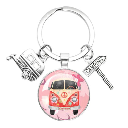 Porte clé Westfalia Vintage Hippie Peace