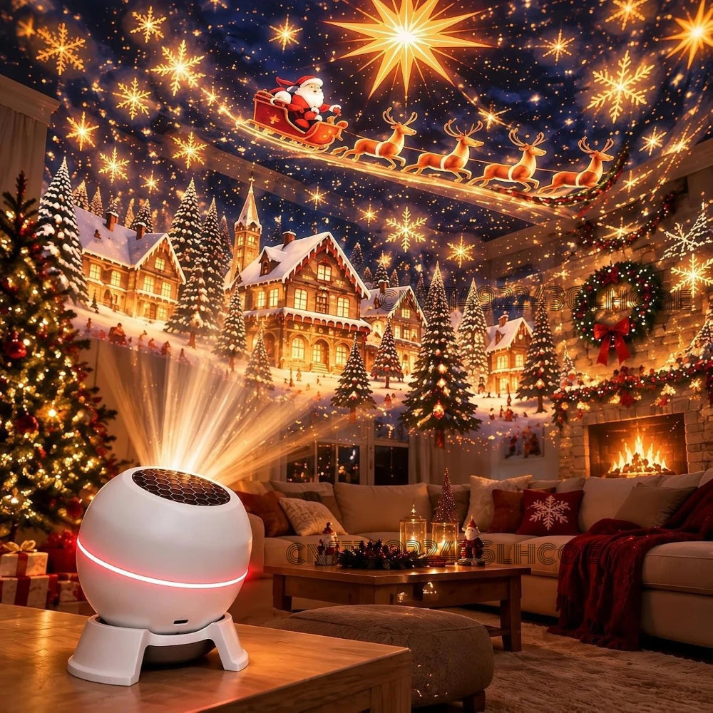 Projecteur de Noël Village Magique