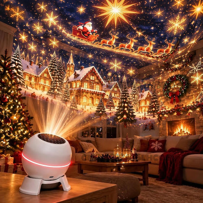 Projecteur de Noël Village Magique