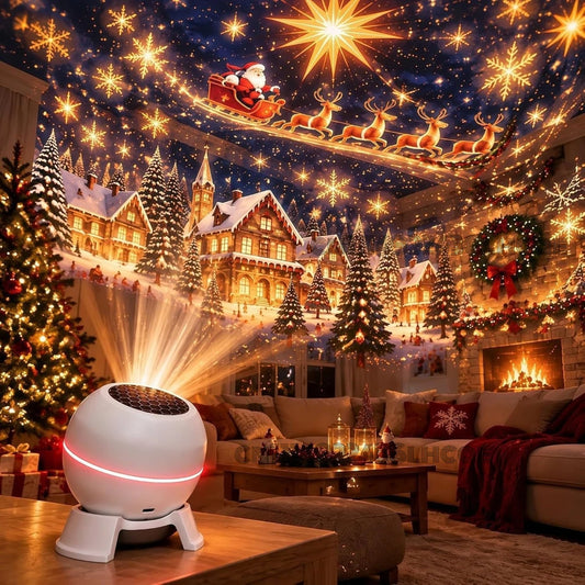Projecteur de Noël Village Magique