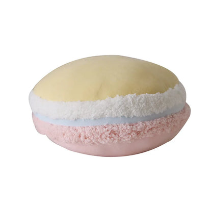 Coussin Macaron Rond – Coussin Déco Moelleux Style Pastel