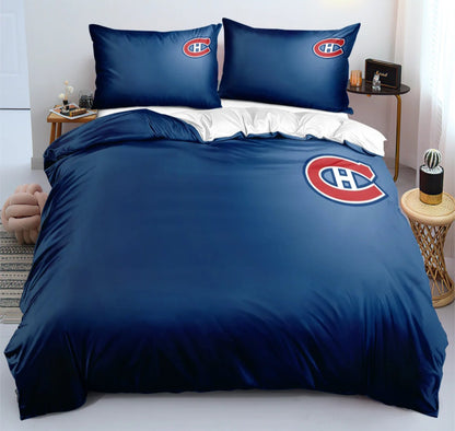 Montreal Team Ice Hockey Duvet Cover Bedding Set