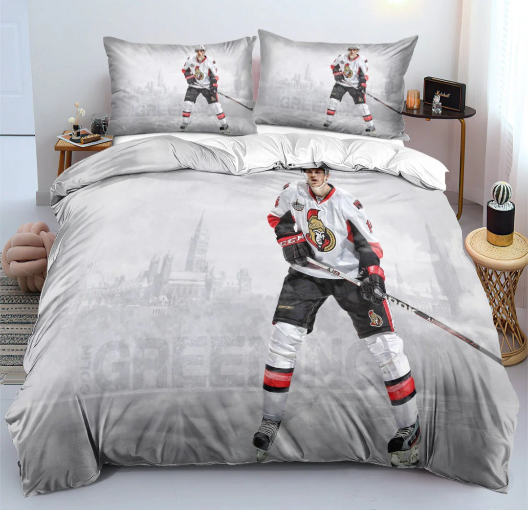 Ensemble de literie Ottawa Team Ice Hockey Duvet Cover