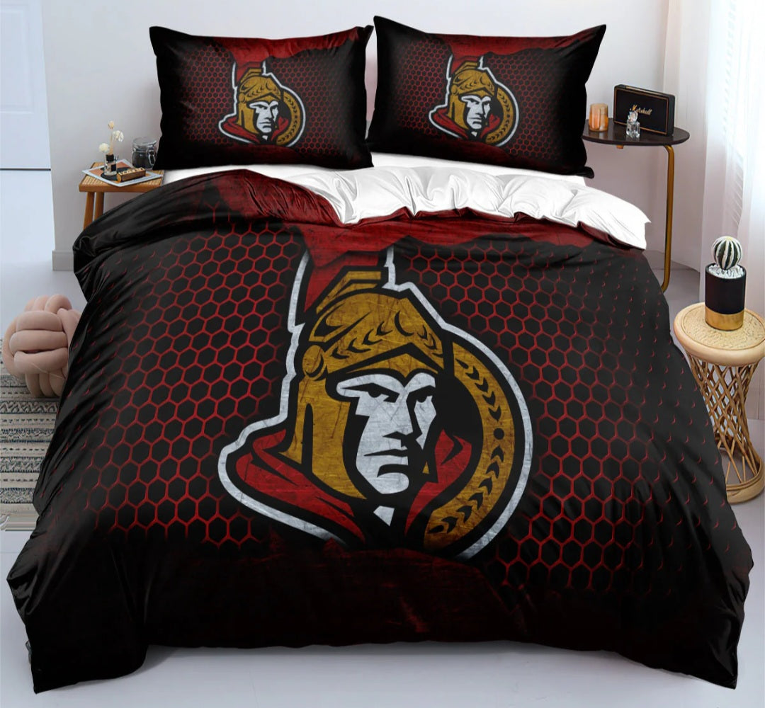 Ensemble de literie Ottawa Team Ice Hockey Duvet Cover