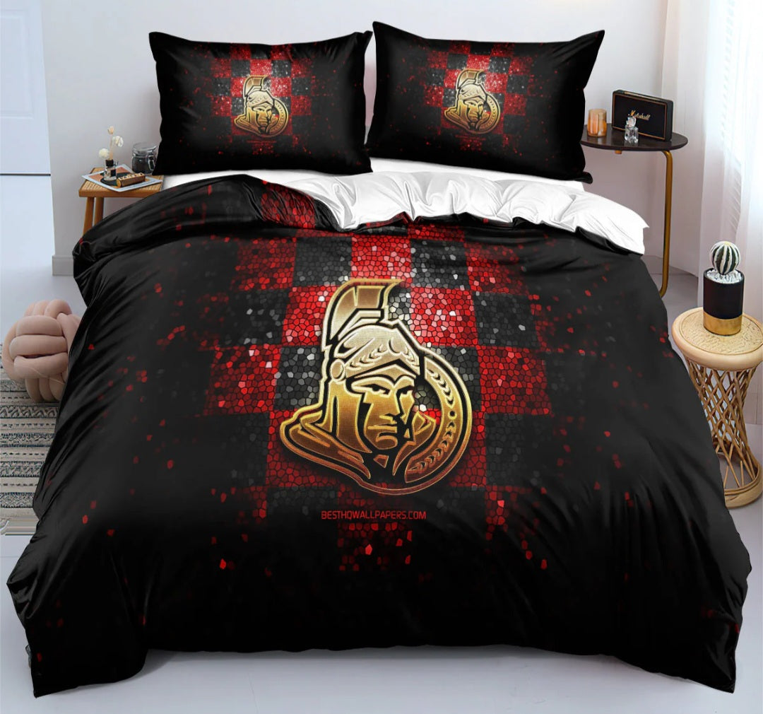 Ensemble de literie Ottawa Team Ice Hockey Duvet Cover