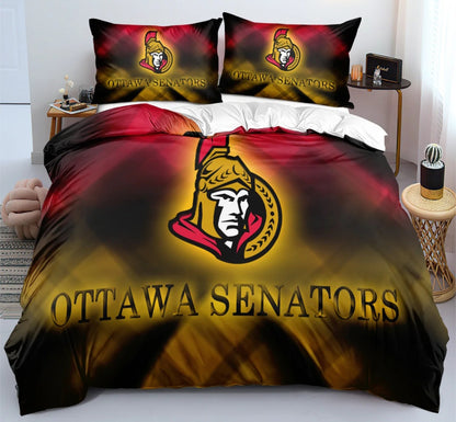 Ensemble de literie Ottawa Team Ice Hockey Duvet Cover