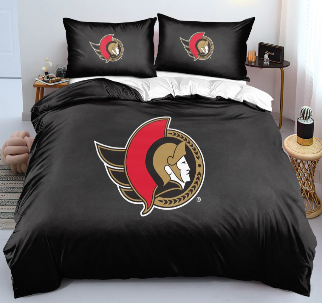 Ensemble de literie Ottawa Team Ice Hockey Duvet Cover