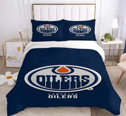 Ensemble de literie Edmonton Hockey Team Duvet Cover