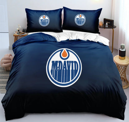 Ensemble de literie Edmonton Hockey Team Duvet Cover