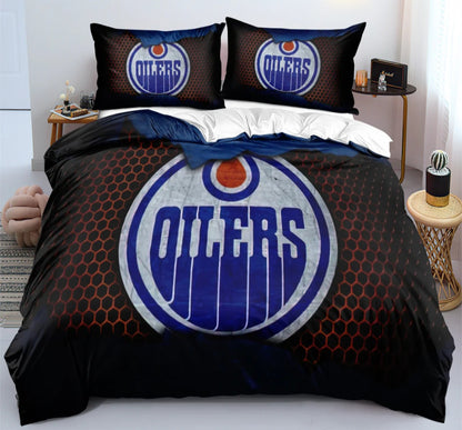 Ensemble de literie Edmonton Hockey Team Duvet Cover