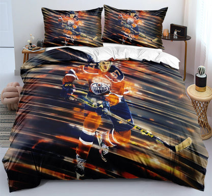 Ensemble de literie Edmonton Hockey Team Duvet Cover