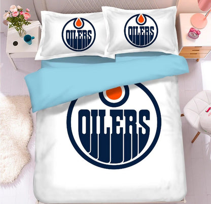 Ensemble de literie Edmonton Hockey Team Duvet Cover