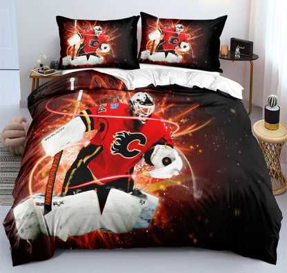 Ensemble de literie Calgary Hockey Team Duvet Cover