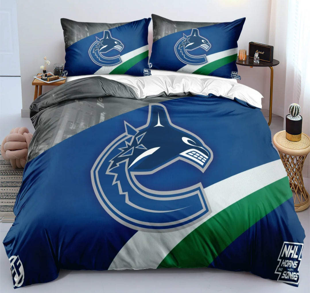 Ensemble de literie Vancouver Hockey Team Duvet Cover