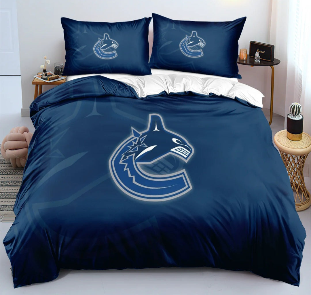 Ensemble de literie Vancouver Hockey Team Duvet Cover