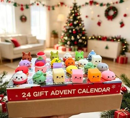 Calendrier de l’Avent Mystery Dumpling – 24 Squishies Surprises