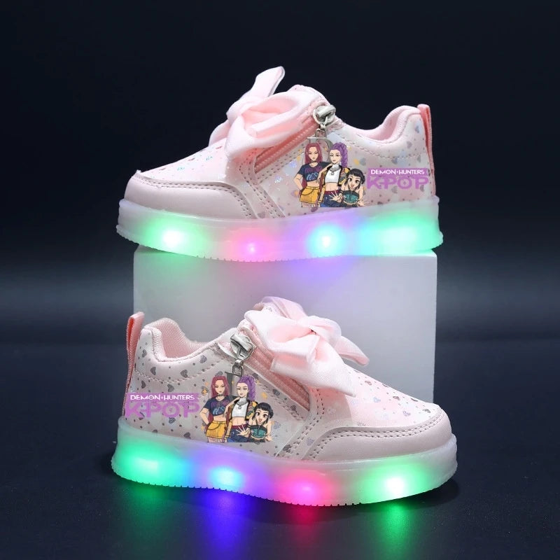 Chaussures LED lumineuses pour enfant – Style pop animé