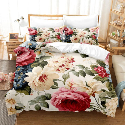Floral V bedding set