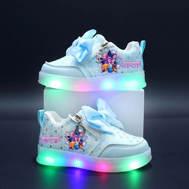 Chaussures LED lumineuses pour enfant – Style pop animé