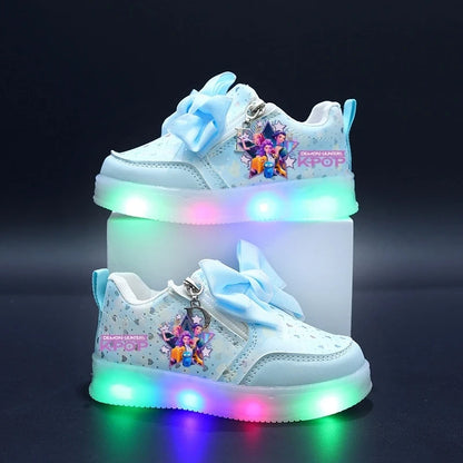Chaussures LED lumineuses pour enfant – Style pop animé