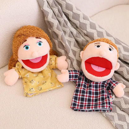 Marionnette à Main en Peluche – Poupée Interactive pour Histoires et Jeux Éducatifs
