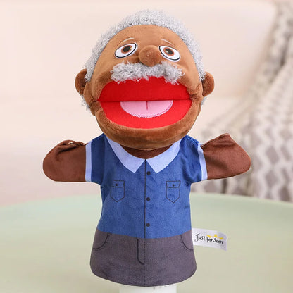 Marionnette à Main en Peluche – Poupée Interactive pour Histoires et Jeux Éducatifs