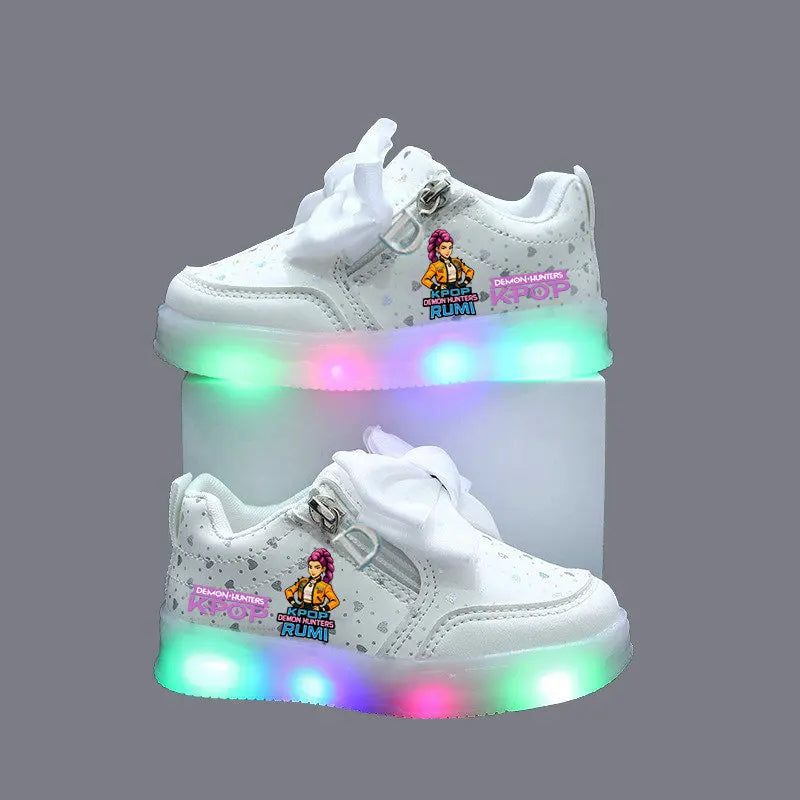 Chaussures LED lumineuses pour enfant – Style pop animé