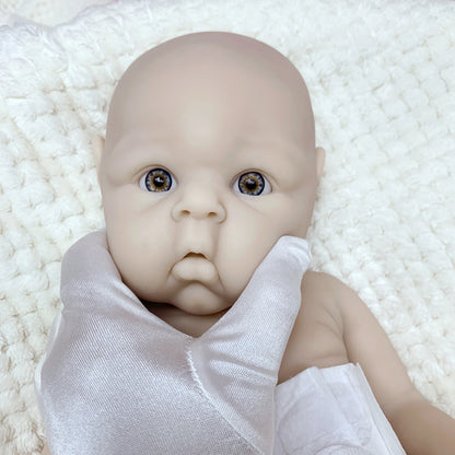 Poupée Reborn Open Mouth  Silicone Premium Doll Soft Touch Karina 45cm