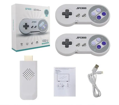 Console de Jeux Rétro HDMI avec 2 Manettes Sans Fil – Plus de 900 Jeux Classiques