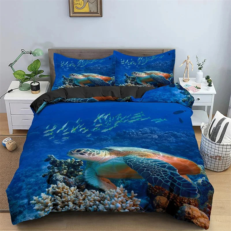 Ensemble de literie Tortue Marine