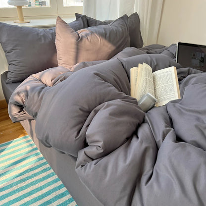 Ensemble de literie Colorful 100% Set 4pcs