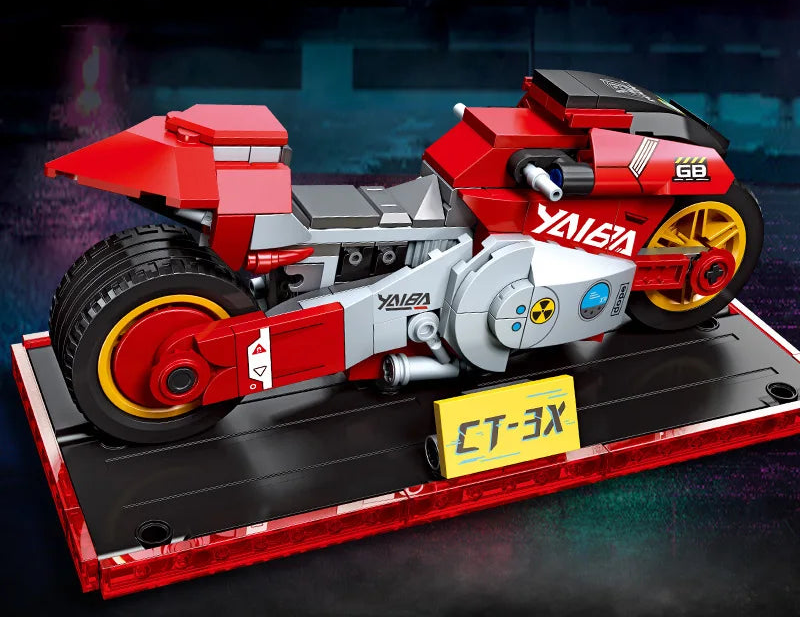Cyber Game 2077 Motorcycle CT-3X MOC en briques