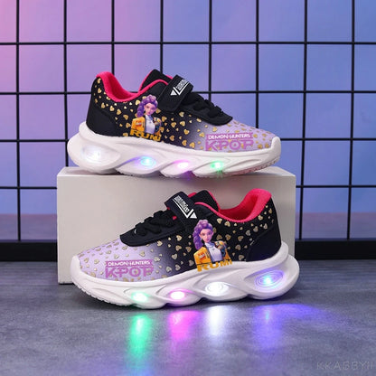Chaussures LED pop lumineuses enfant