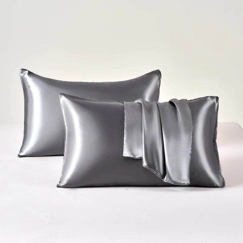 Taies d'oreiller Satin Pillowcase 2pcs