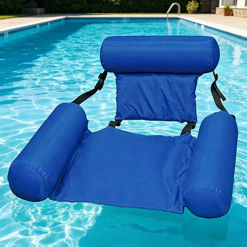 Chaise Flottante Gonflable pour Piscine – Hamac de Détente Aquatique