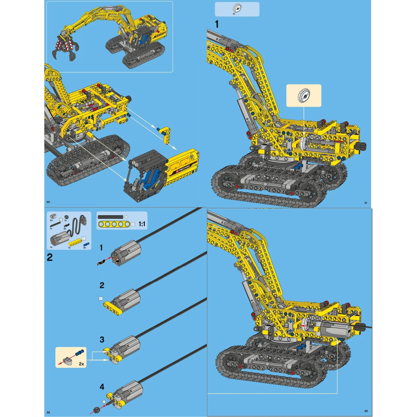 Pelle mécanique Technical MOC  720pcs