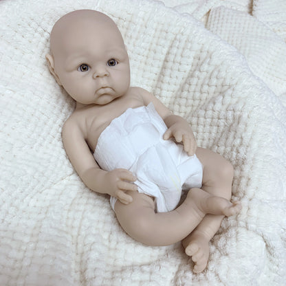 Poupée Reborn Open Mouth  Silicone Premium Doll Soft Touch Karina 45cm