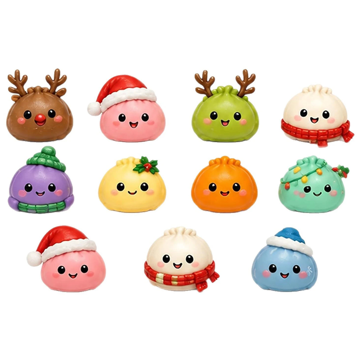 Calendrier de l’Avent Mystery Dumpling – 24 Squishies Surprises