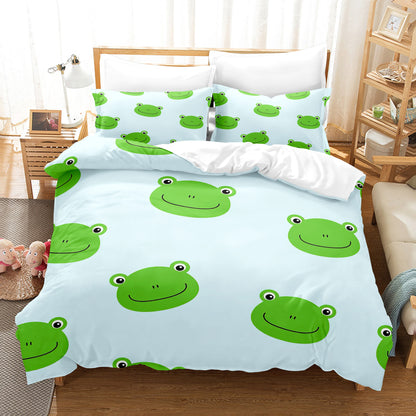 Ensemble de lit Cartoon Frog