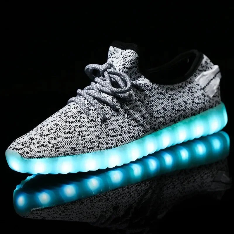 Souliers LED USB Knitted