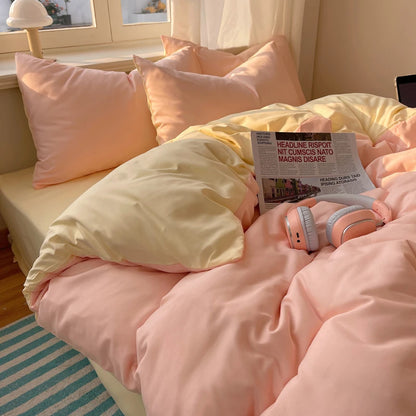 Ensemble de literie Colorful 100% Set 4pcs